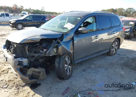 2017 Nissan Pathfinder S из США, поврежденный, VIN 5N1DR2MM1HC606445